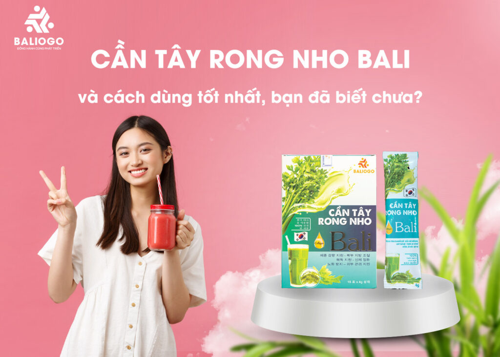 cần tây rong nho bali