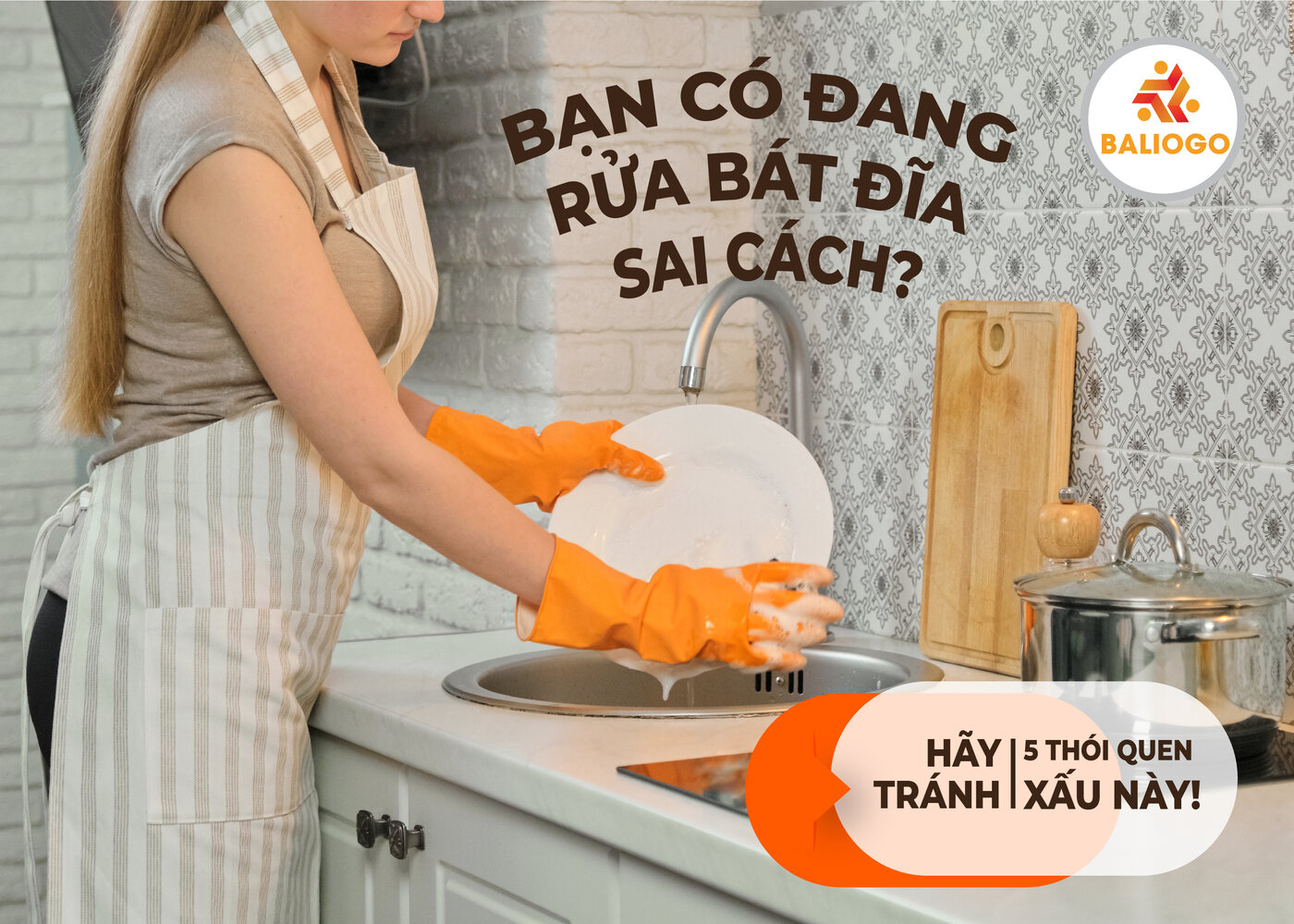 Bạn có đang rửa bát đĩa sai cách