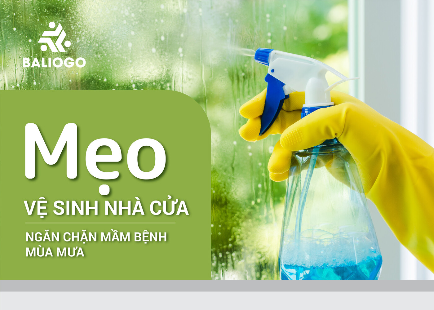 Mẹo vệ sinh nhà cửa ngăn chặn mầm bệnh mùa mưa Mẹo vệ sinh nhà cửa ngăn chặn mầm bệnh mùa mưa