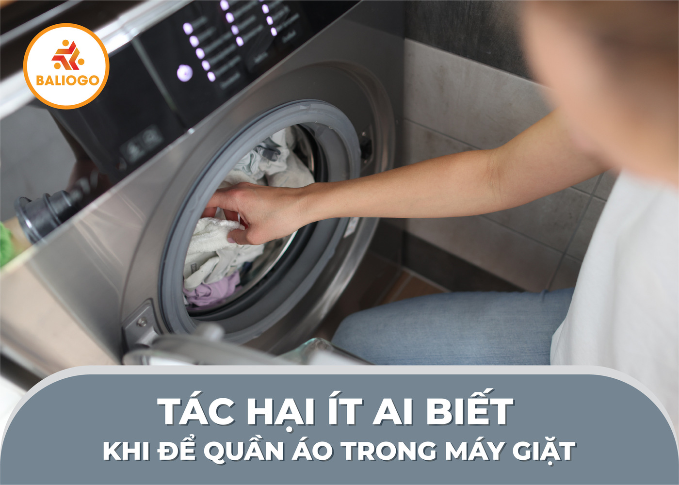Tác hại ít ai biết khi để quần áo quá lâu trong máy giặt
