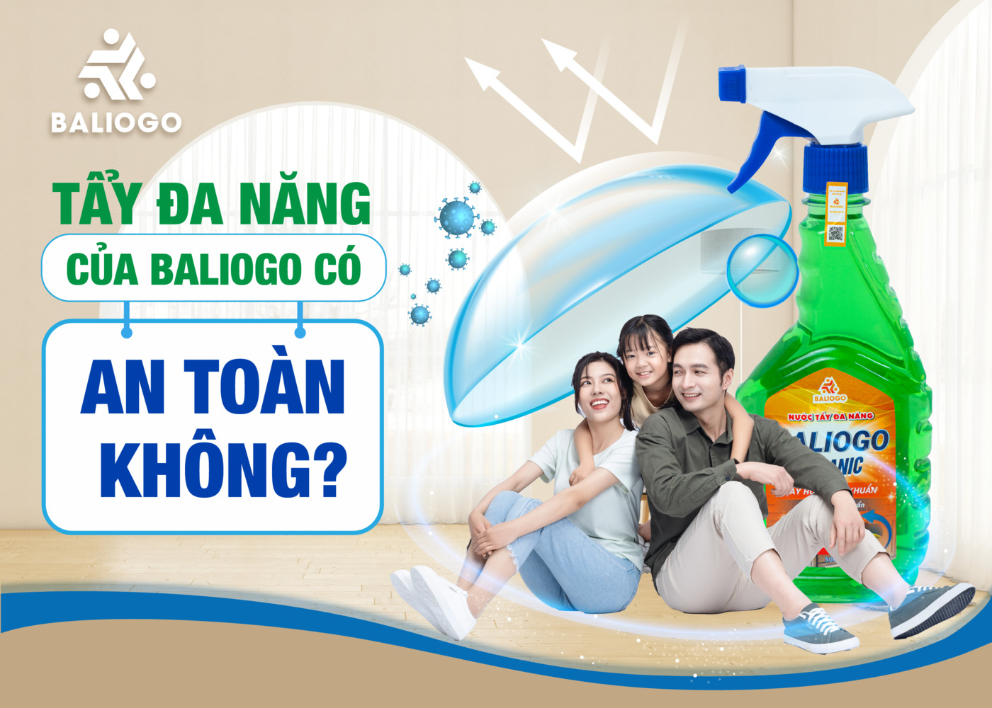 Tẩy đa năng Của Baliogo có an toàn không?