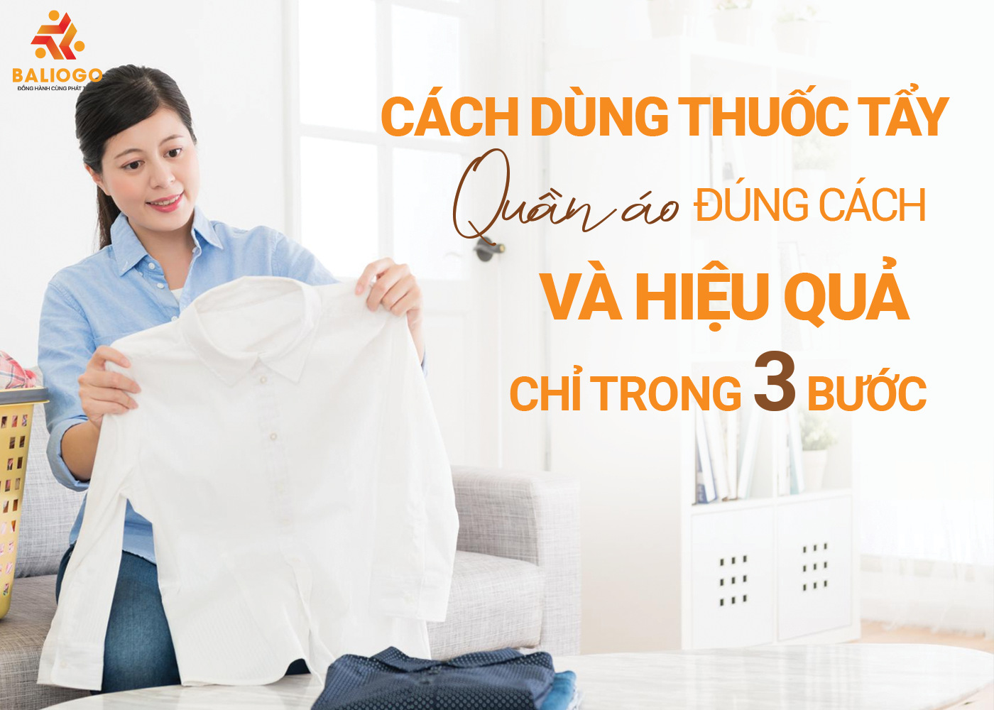 Cách dùng thuốc tẩy quần áo