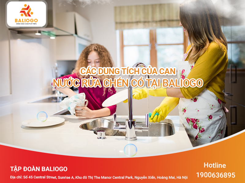 Cac dung tich cua can nuoc rua chen co tai Baliogo