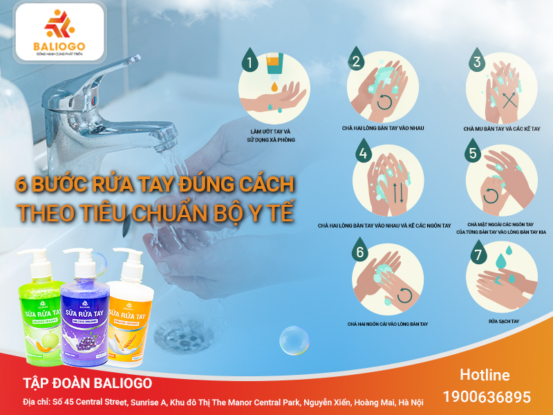 Huong dan 6 cach rua tay dung cach theo tieu chuan Bo Y Te 1 Huong dan 6 cach rua tay dung cach theo tieu chuan Bo Y Te 1