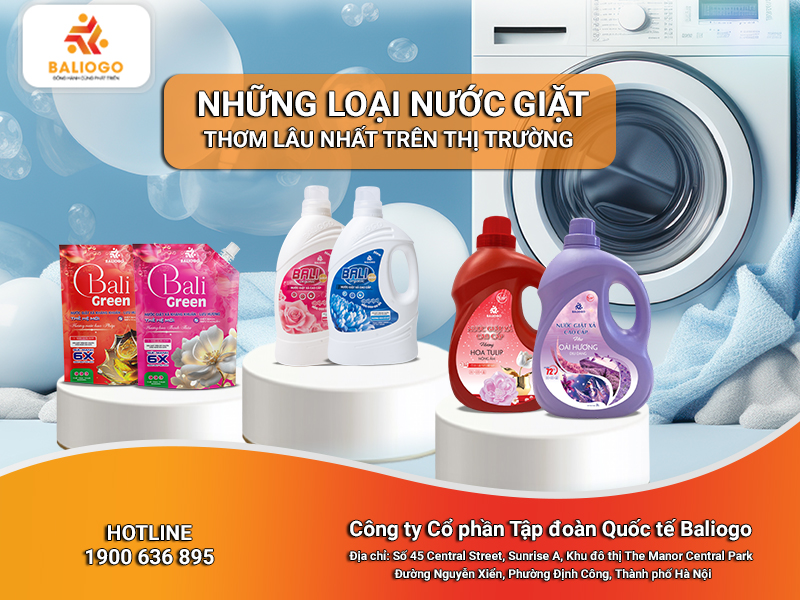 Nhung loai nuoc giat thom lau nhat tren thi truong