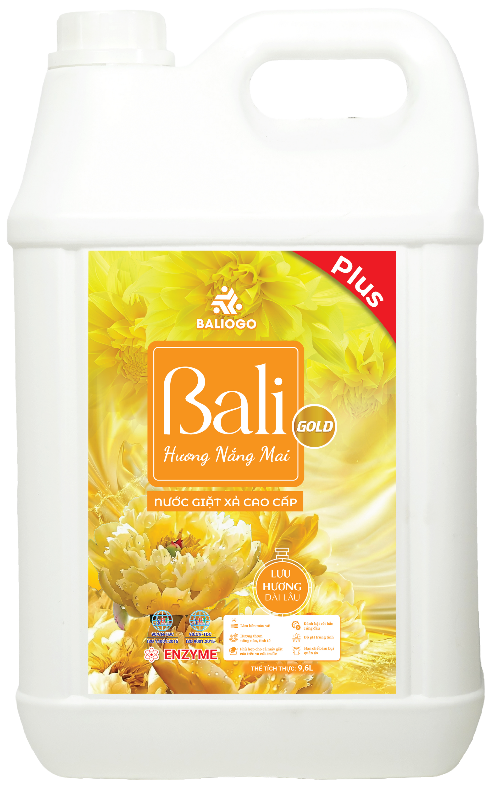 Can nuoc giat xa BALI GOLD PLUS 96L Vang MT 1